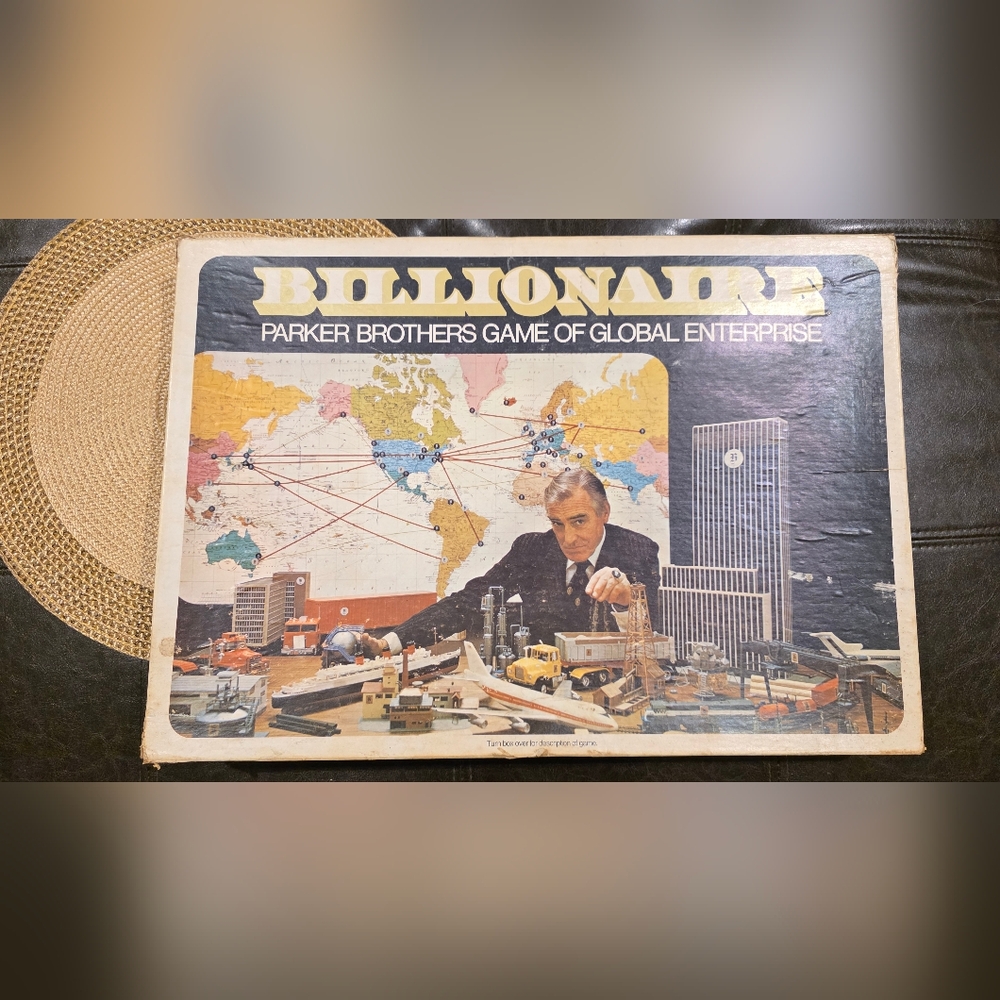 Parker Brothers Vintage Billionaire Board Game